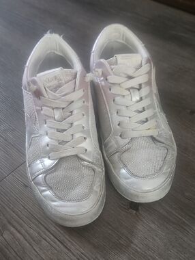 VINTAGE havana Silver Metallic Low-Top Sneakers